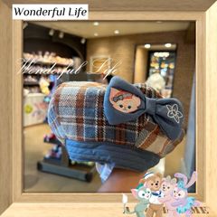 【即納在庫】ディズニー   上海ディズニー公式グッズ   Wonderful Life shop 海外限定  ぬいぐるみ   ダッフィー＆フレンズ　秋冬新作 リーナベルベレー帽 刺繍