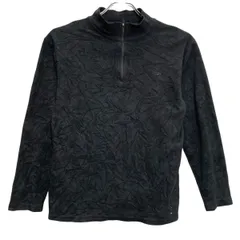 champion フリースジャケット チャンピオン キッズ L ブラック ハーフジップ アウトドア 防寒 古着卸 アメリカ仕入 a611-6544
