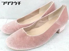 ◇　Launa　lea　ラウナレア　スクエアトゥ　パンプス　（23ｃｍ相当）　ピンク　レディース 【中古】 【1104020004952】