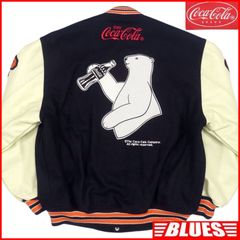 限定 Coca Cola コカ・コーラ スタジャン L 古着 レザー シロクマ