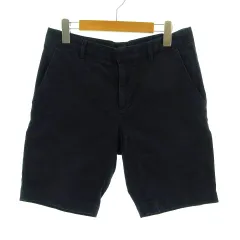 ヒューゴボス HUGO BOSS パンツ ショートパンツ SLIM FIT コットン混 ネイビー 紺 44のサムネイル