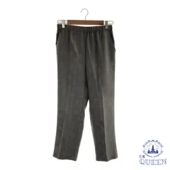 ☆美品☆ パンツ スラックス ボトム ウエストゴム オシャレ レディース ブラウン M 日本製 901-2052 送料無料 古着