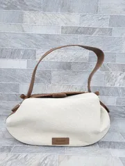 ◇ Θ Reurie' レウリィ キャンバス ハンド ショルダー バッグ アイボリー レディース P  【1409090045639】