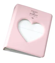 ［ドナリー］64枚 大容量 チェキ帳 可愛い 持ち運び フォトアルバム 横向き 推し活グッズ コレクトブック カードケース トレカ 韓国 クリアファイル 写真 手帳 シンプル (クリームベージュ) [クリームベージュ]