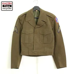 カンティス着用　アイクジャケット US (米軍) WWII アイク・ジャケット/1944年/フロント部ZIP仕様