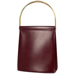 カルティエ(Cartier) カルティエ ハンドバッグ トリニティ レザー カルティエ CARTIER トリニティ レザー ハンドバッグ ワイン