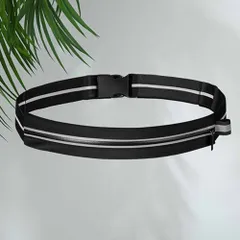 ☆ ブラック ☆ ウエストポーチ ランニング kpouch036 ランニングポーチ スマホ ペットボトル ウエストポーチ ウエストバンド ボディーバッグ ランニングバッグ 大容量 ミニ 超軽量 伸縮 フィット サイクリング コンパクト 揺れない ジョギング