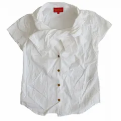 Vivienne Westwood ヴィヴィアンウエストウッド ボウタイリボン オーブ刺しゅう ブラウス トップス 半袖 サイズS レディース 【中古】