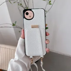 新品 NanHou AQUOS wish4 ケース 手帳型 高質PU(超繊皮革)ファッション SH-52E 手帳型 斜めショルダーストラップ付き（長さ調整可能）耐衝撃 保護 wish4 カバー 内蔵 自吸式開閉 マグネット 背面鏡付き 人気 携帯カバー 女性