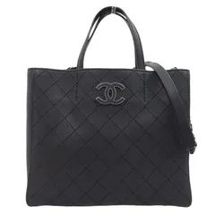 シャネル CHANEL 2WAYバッグ トートバッグ ショルダーバッグ キャビアスキン ブラック 19番台 A68533 中古 新入荷 CH0902