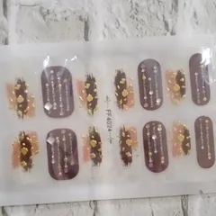 ハンドネイルシールストーン付き綺麗系♪