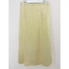 ◇ fifth フィフス サテン ロング フレア スカート サイズS イエロー レディース  【中古】 【1206110000438】