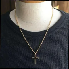 ゴールドクロスネックレス 50cm アクセサリー