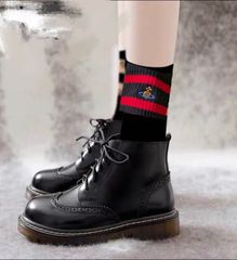Vivienne westwood レディース ソックス 黒　靴下　24.5