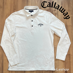 Callaway キャロウェイ/ゴルフウェア/ホワイト/長袖シャツ
