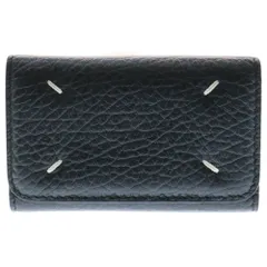 Maison Margiela 11 (メゾンマルジェラ11) 4ステッチ 6連 レザーキーケース ブラック SA3UA0001