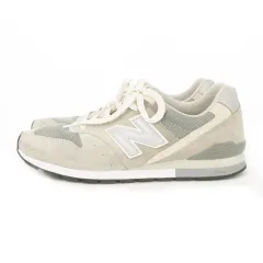 ニューバランス NEW BALANCE 996 スニーカー ローカット レースアップ スエード ロゴ 27.5cm グレー CM996GR2 /AO2 ■GY18