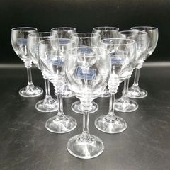 BOHEMIA　ボヘミア　Crystalex　クリスタレックス　チェコ製　シェリーグラス　ワイングラス   １０個セット　新品未使用