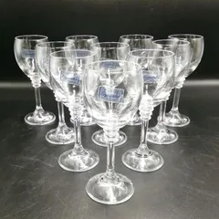 BOHEMIA　ボヘミア　Crystalex　クリスタレックス　チェコ製　シェリーグラス　ワイングラス   １０個セット　新品未使用