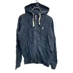 POLO RALPH LAUREN ジップアップパーカー Sサイズ ポロラルフローレン ネイビー 古着卸 アメリカ仕入 t2411-4214