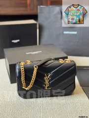 SAINT LAURENT ルルー レザーバッグ - 25×15cm 2025年新作 [本日特価|新品未使用品]-WT0輸入
