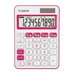 キヤノン 電卓 ＬＳ－105ＷＵＣ ピンク LS-105WUC-PK※沖縄および離島への発送不可です※のサムネイル