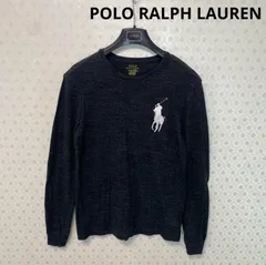 ♻️ポロラルフローレン♻️メンズ⭕️長袖Tシャツ♻️ロンT チャコールグレー　S