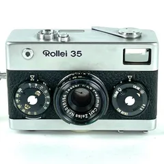 洗濯機可 Rollei35 ブラック ドイツ製 ゴールドストラップ ケース付 即