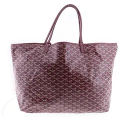 GOYARD (ゴヤール) SAINT LOUIS TOTE GM サンルイ ヘリンボーン PVCトートバッグ ポーチ付 バーガンディのサムネイル