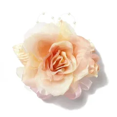 [クレインズコレクション] 手作り コサージュ 2WAY クリップ フォーマル シーンや エレガント な装いに ピンク