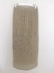 ◇ B:MING by BEAMS ビーミング by ビームス ロング タイト スカート サイズM ライトブラウン レディース  【中古】 【1208230011936】