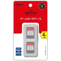 ナカバヤシ　ＳＷＩＴＣＨ用ゲームカードケース４枚入　ホワイト MCC-SWI03W[Switch] 【 新品 未使用 未開梱 送料無料 】