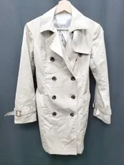 ◇ ◎　⊇ a.v.v　アー・ヴェ・ヴェ コットン 長袖 トレンチ　コート サイズM ベージュ レディース P  【1409250012907】