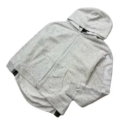 adidas アディダス グレー ホワイト ジップアップ スウェット パーカー レディース OT XL相当 スポーツ カジュアル 着回し トレーニング■DF285