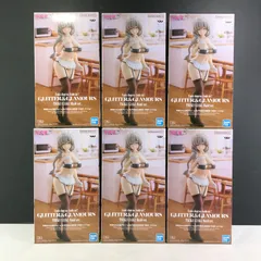 【城東86-130】宇崎ちゃんは遊びたい!ω GLITTER&GLAMOURS 宇崎月 メイドver. プライズフィギュア 6体 まとめ