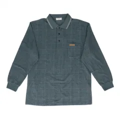 ☆ 804NAVY杢 ☆ LLサイズ ☆ KEN GROVE 鹿の子ポロシャツ ポロシャツ メンズ 長袖 鹿の子ポロシャツ 長袖ポロシャツ 通気性 肌触りがいい 快適 カジュアル シンプル 柔らかい 動きやすい 男性 紳士 胸ポケット おしゃれ