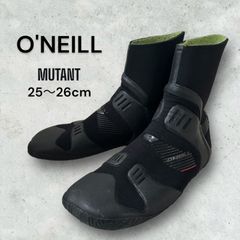 【300円クーポン発行中‼︎】極美中古 O'NEILL オニール サーフィン ブーツ MUTANT ミュータント 25〜26cm サーフブーツ 裏起毛
