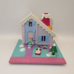 90's★ビンテージ★Polly Pocket★ポーリーポケット★お家★Polly Ville★スキーロッジ★ままごと★ミニチュア★ドールハウス★フィギュア★人形★ぬいぐるみ★