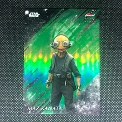 Maz Kanata / マズカナタ 2018 Topps スターウォーズ ファイネスト ベースカード Green Refractor #64 99枚限定