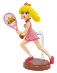 【中古】食玩 トレーディングフィギュア 6.ピーチ 「チョコエッグ スーパーマリオスポーツ」