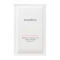 マキアージュ ドラマティックエッセンスヴェール ルースパウダー クリア (レフィル) 8g | おしろい ・ フェイスパウダー | ルース(粉)タイプ | 無香料 | 毛穴カバー 透明感 つや 毛穴レス | 資生堂 [クリア] [レフィル]