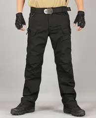 ★メンズ 多機能 作業着 ワークパンツ ミリタリーボトムス ストレッチ 作業ズボン アウトドア 防風 ゆったり