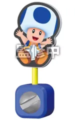 【中古】食玩 雑貨 6.あおキノピオ(決めポーズ) 「スーパーマリオブラザーズ ワンダー パネルクリップスタンド」