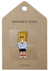 【ラスト1点】01-8680 エリック 10 COL. 刺しゅうステッカー ワッペン DARUMA