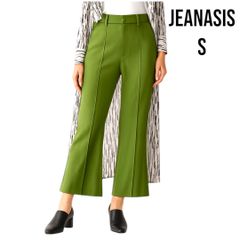 AB0251 【送料無料】JEANASiS ジーナシス　バックスリットパンツ　グリーン　レディース　Sサイズ　春　夏　秋