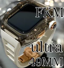 アップルウォッチバンド ラバーベルト カバー　Apple Watch ケース 49mm ウルトラ　スポーツ　ケース　49ミリ　ultra 2 23