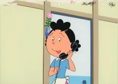 S.K）サザエさん 絵コンテ集とセル画セット