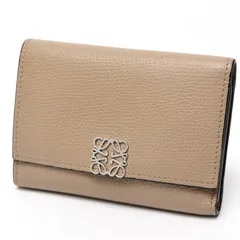 y*k様 LOEWE 三つ折り財布　サンド LOEWE（ロエベ） [正規ラッピング済] 財布 三つ折り 三つ折り財布