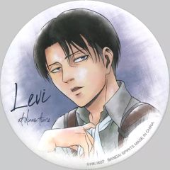 進撃の巨人 WIT STUDIO 缶バッジ リヴァイ 2014 進撃の巨人 リヴァイ 缶バッジ 描き下ろし WIT STUDIO 激動 IP書店