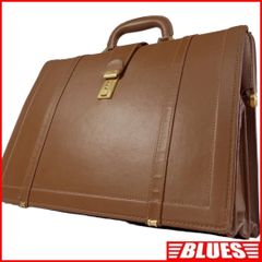美品 オールレザー 本革】鴻池製作所 ダレスバッグ ブラウン 鍵